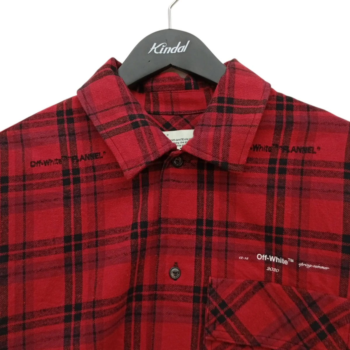 ARROW PATCHED FLANNNEL CHECK OVERSIZED SHIRTチェックシャツOMGA098R20G71021 - Image 5