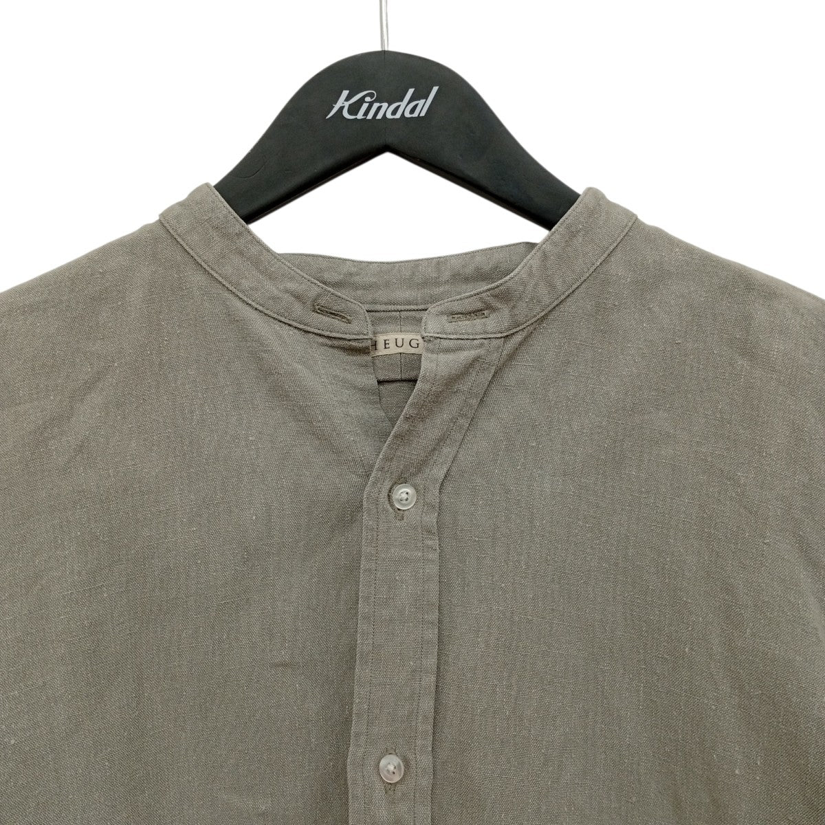 Linen Rob ヘビーリネンバンドカラーシャツSHIRT065 - Image 6