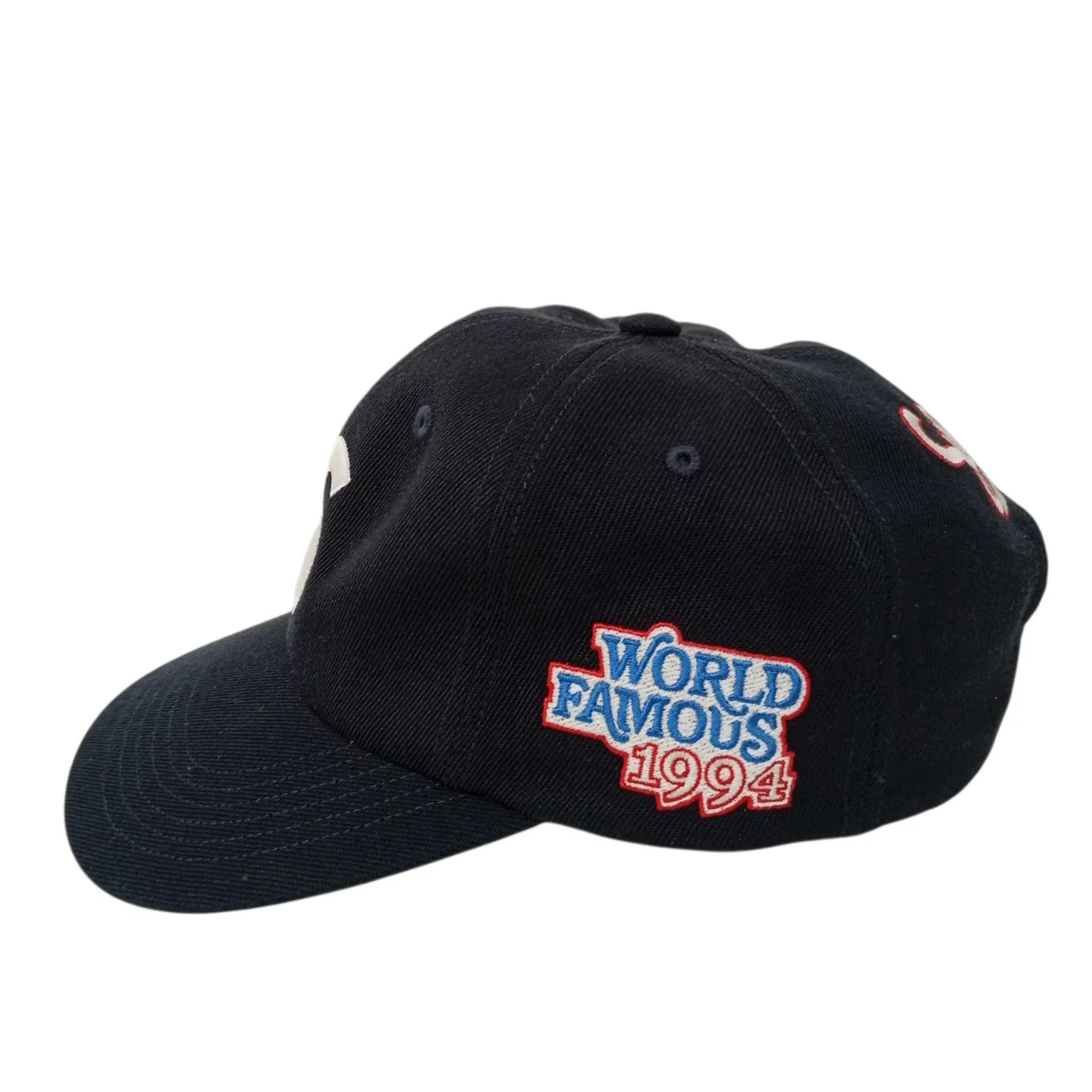 World Famous S Logo 6-Panel Navyキャップ - Image 3