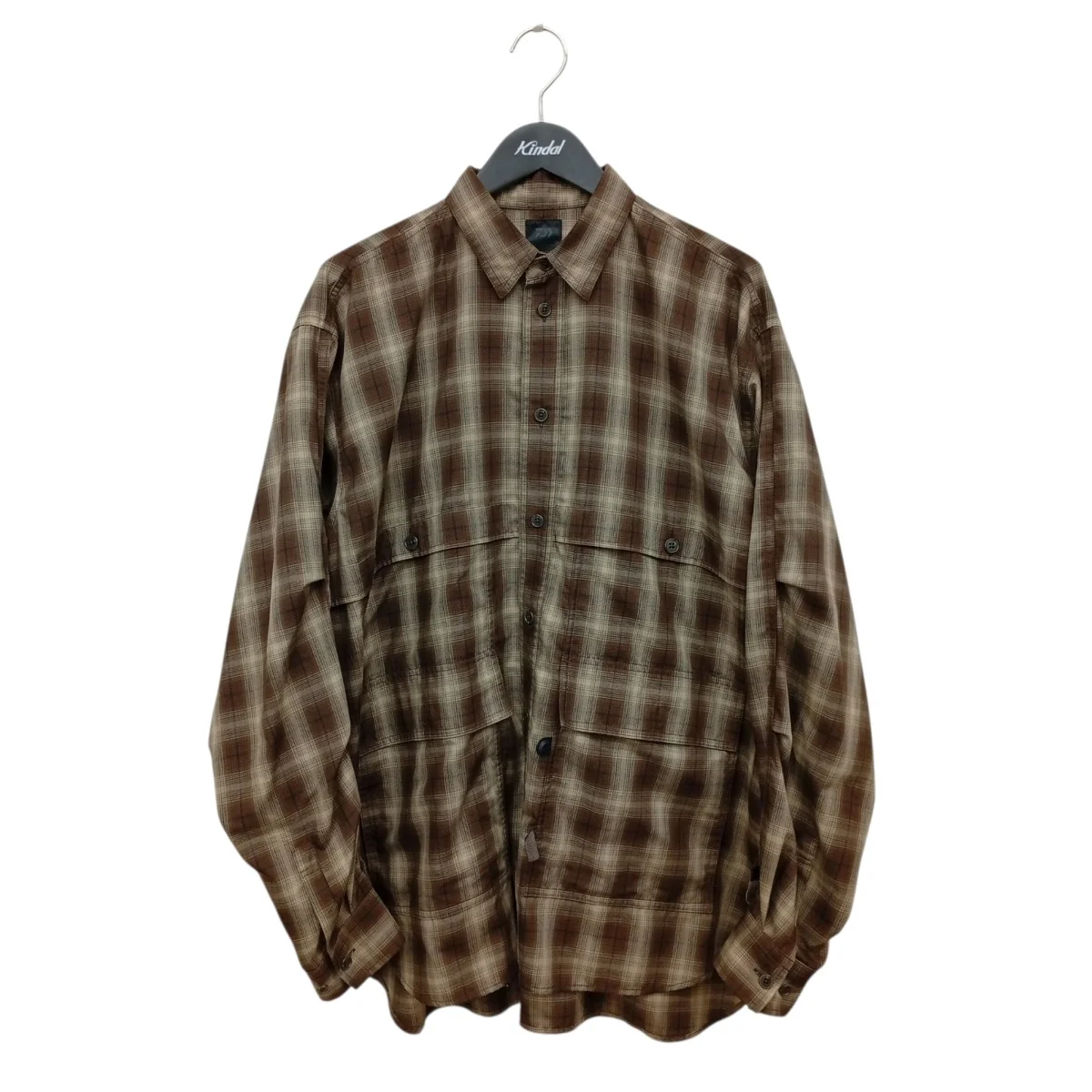 TECH LOGGER SHIRTSチェックシャツBE-81022W
