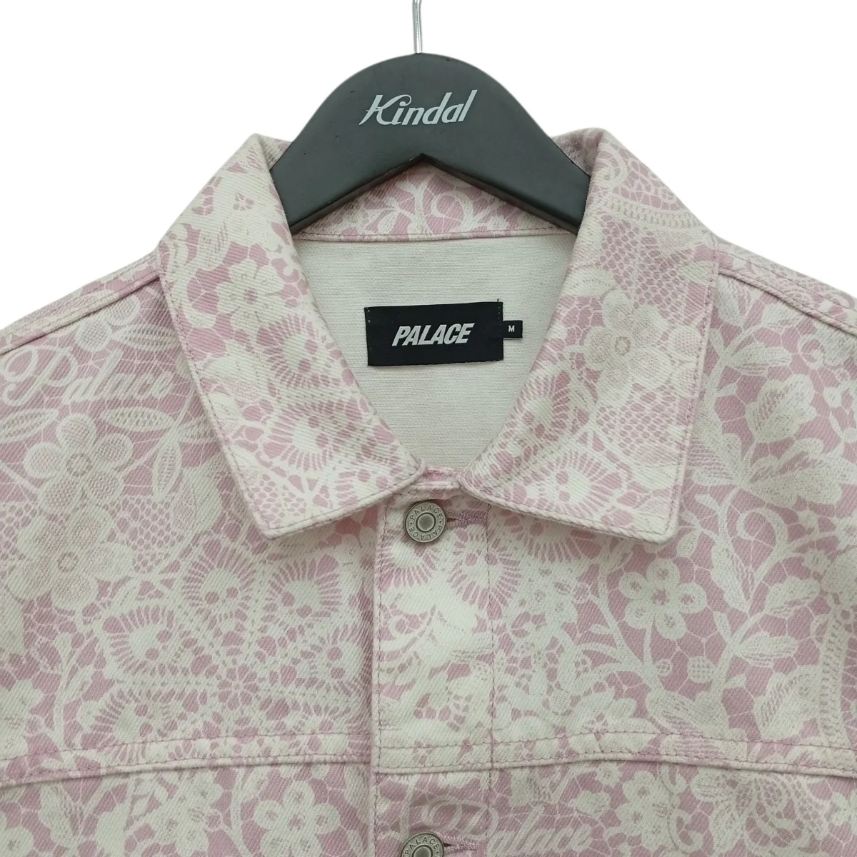 26SSLACE BLEACHED DENIM JACKET花柄デニムジャケット - Image 5