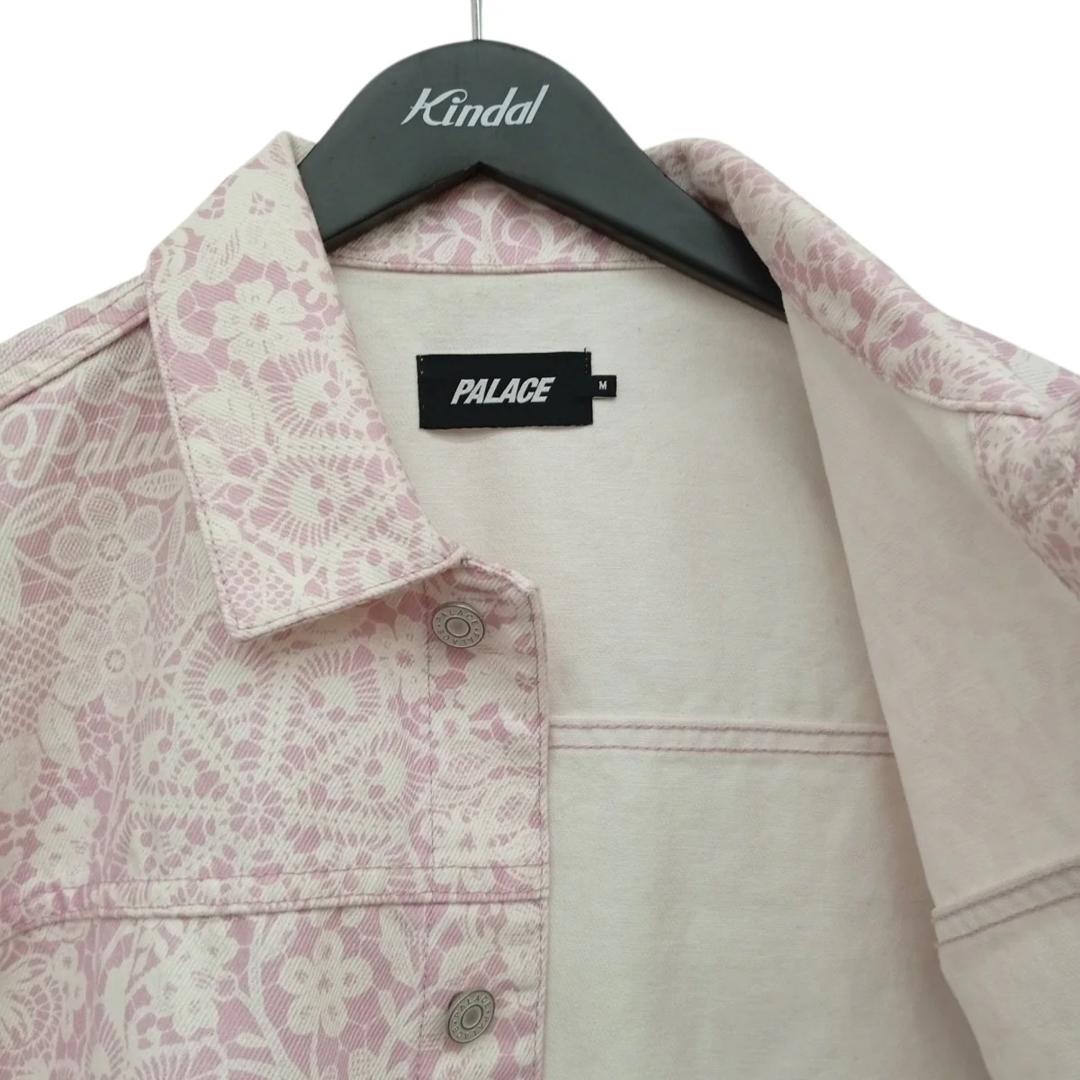26SSLACE BLEACHED DENIM JACKET花柄デニムジャケット - Image 6