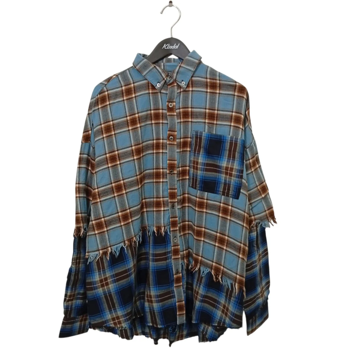 Check Oversized Shirtsチェック長袖シャツ21241316103