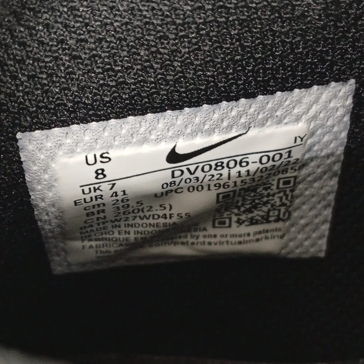 Air Force 1 Mid 07 Black WhiteスニーカーDV0806-001 - Image 7