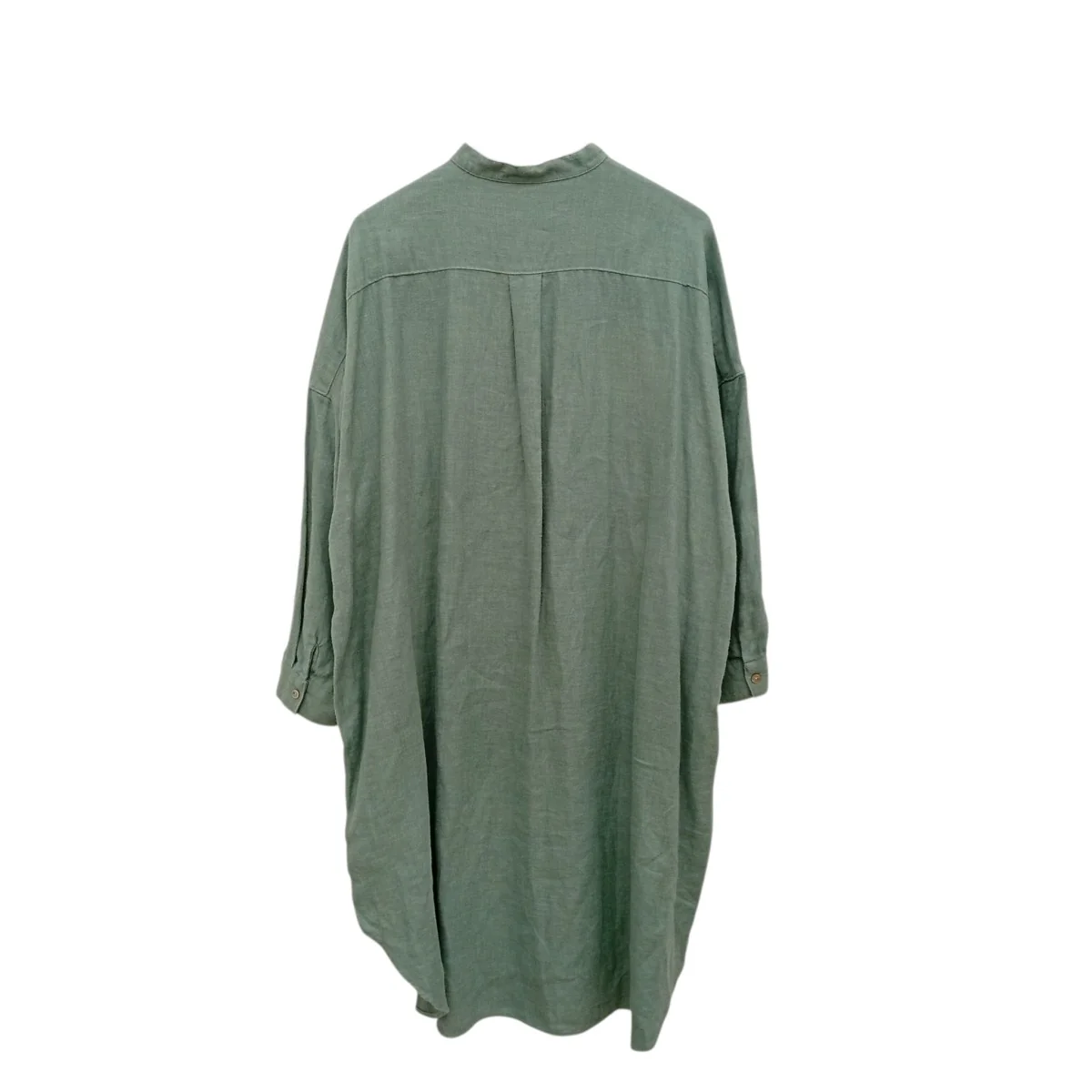 リネン起毛ビッグロングシャツ644206790 - Image 2