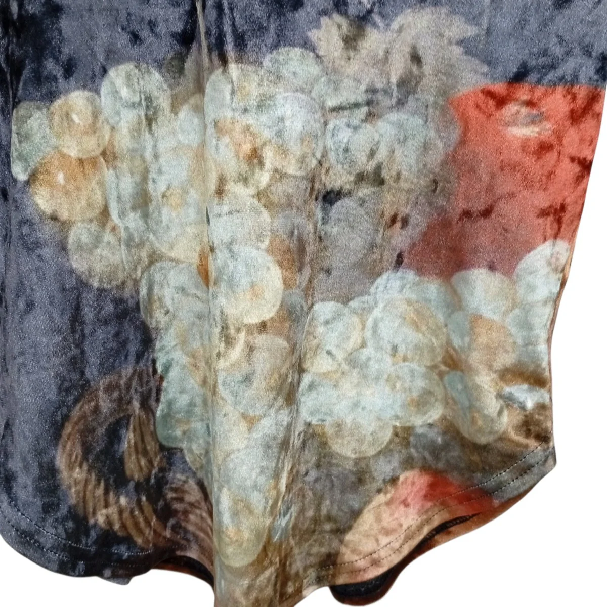 Velour Art Print Topロングスリーブカットソー01-TP011-24-03 - Image 4