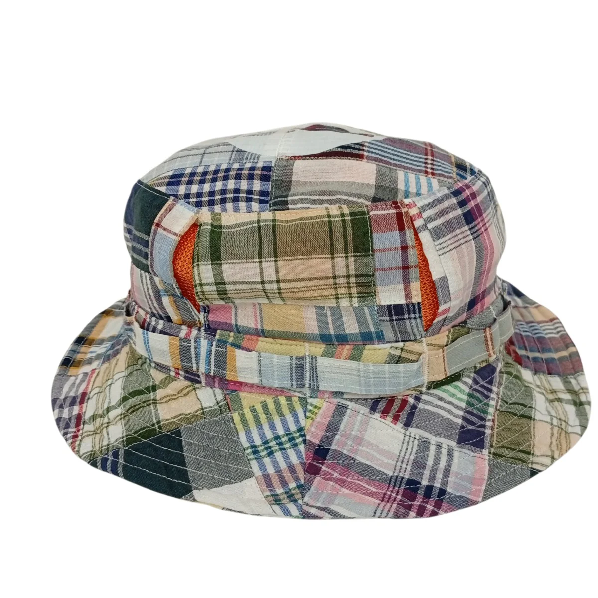 25SSGOODENOUGH Patchwork Madras Crusherバケットハット - Image 3
