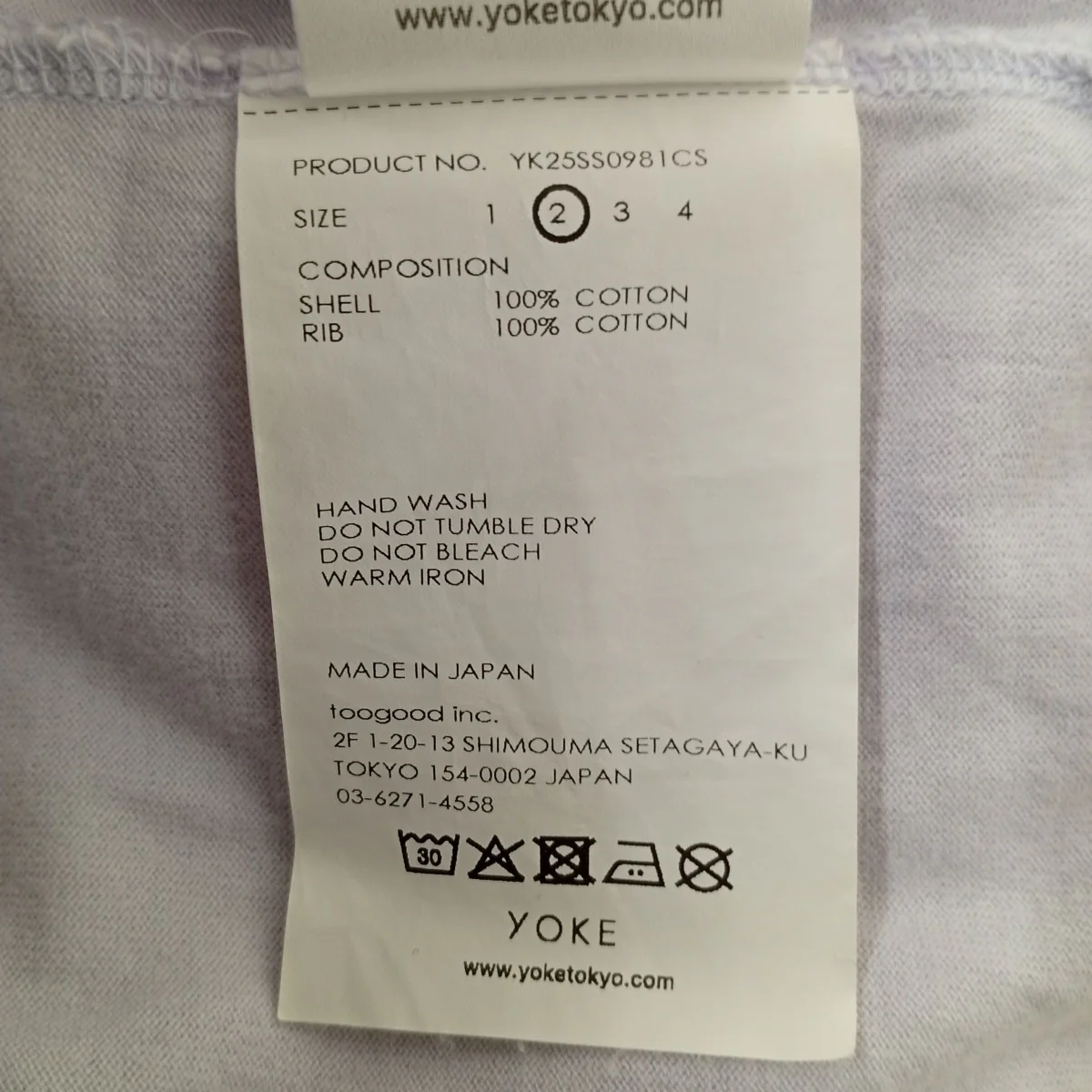 EMBROIDERY T-SHIRTtシャツYK25SS0981CS - Image 4