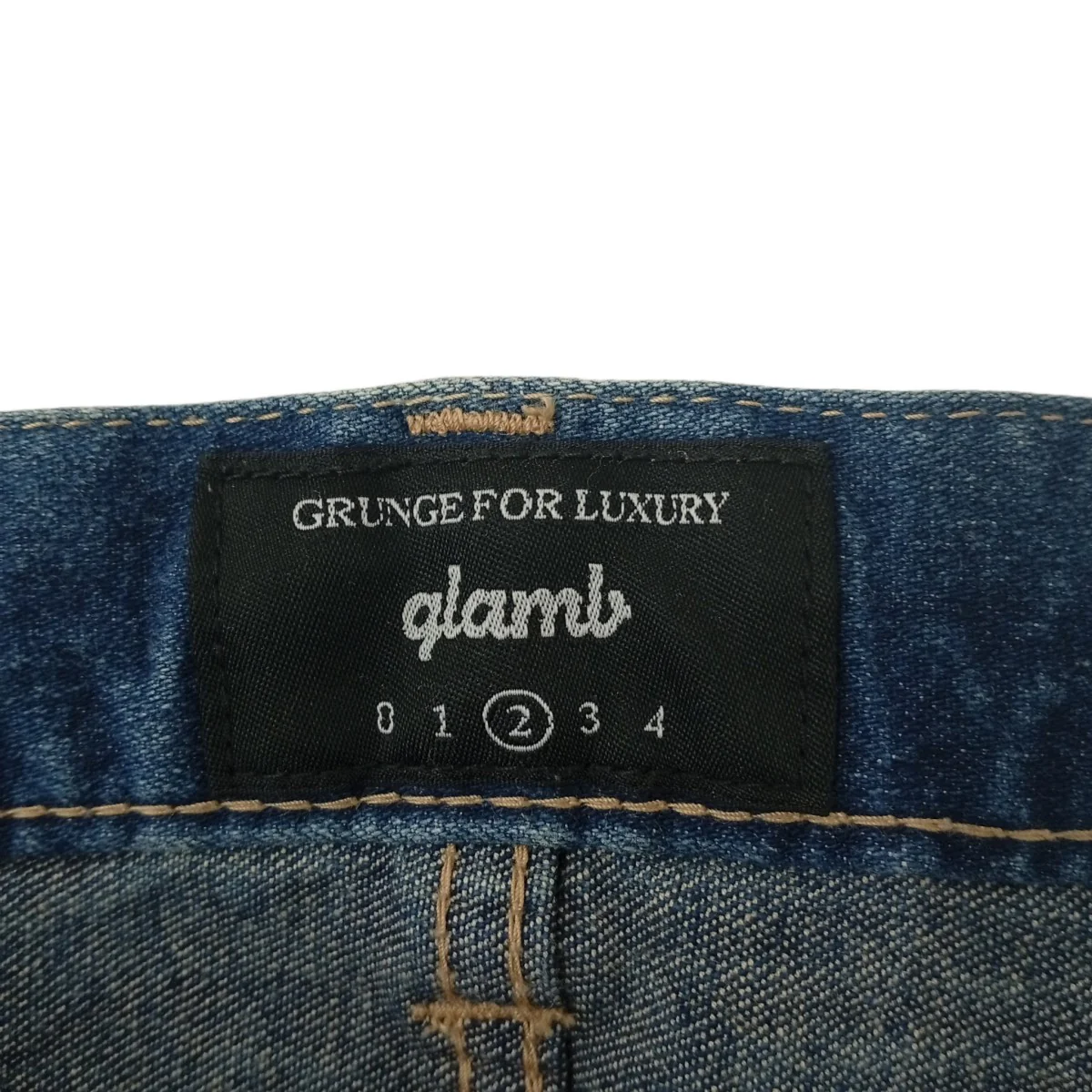 パッチワークデニムパンツ - Image 4
