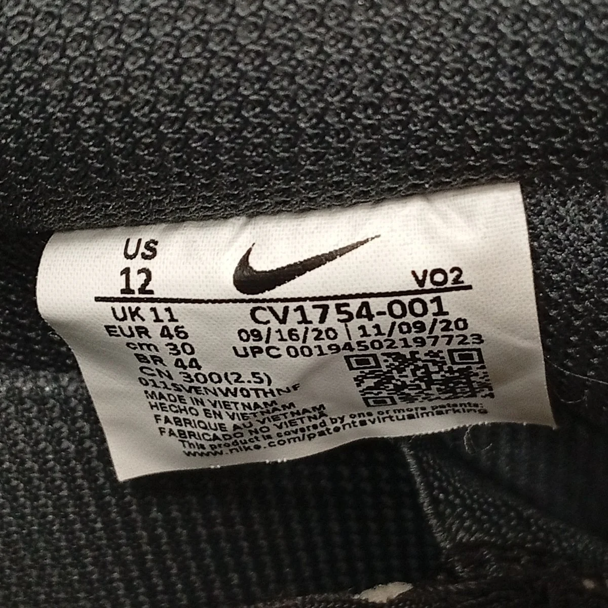 AIR FORCE 1 EXPERIMENTALスニーカーCV1754-001 - Image 9