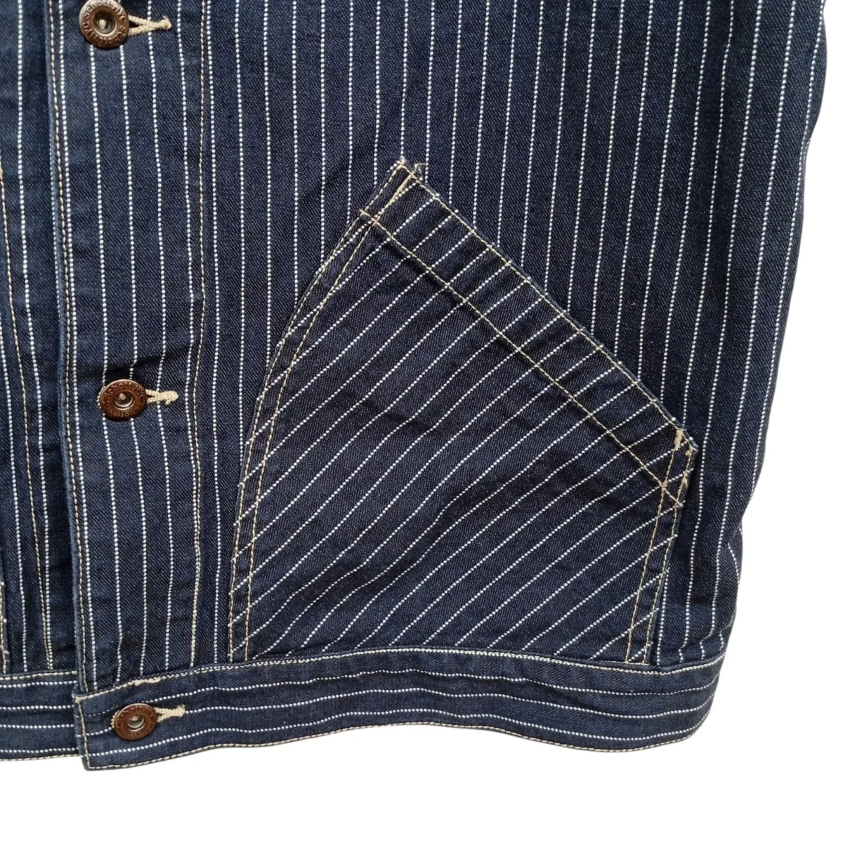 OLD HICKORY DENIM VESTストライプベスト782-5957001 - Image 6