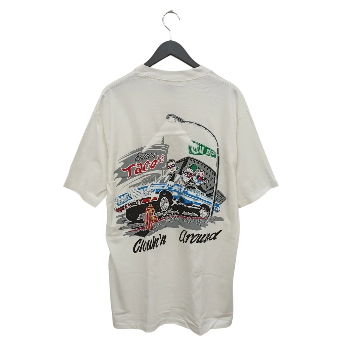 90s Clown’n around チカーノローライダーTシャツ - Image 2