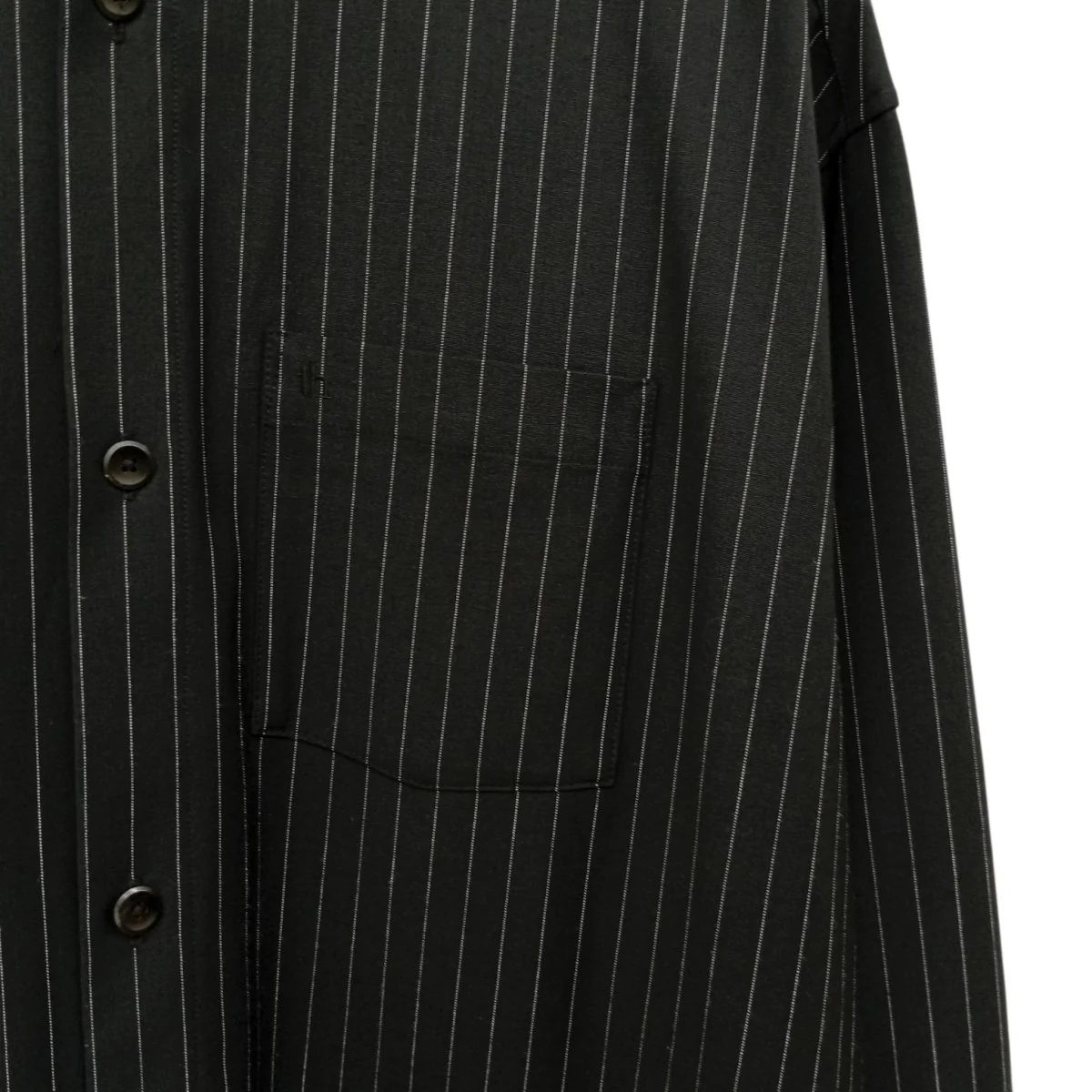 Hooded Shirtストライプシャツ2401-SH43-M103 - Image 5