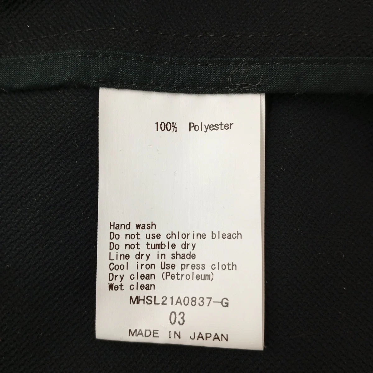 3D POLYESTER CLOTH SHIRTS長袖シャツMHSL21A0837-G - Image 3