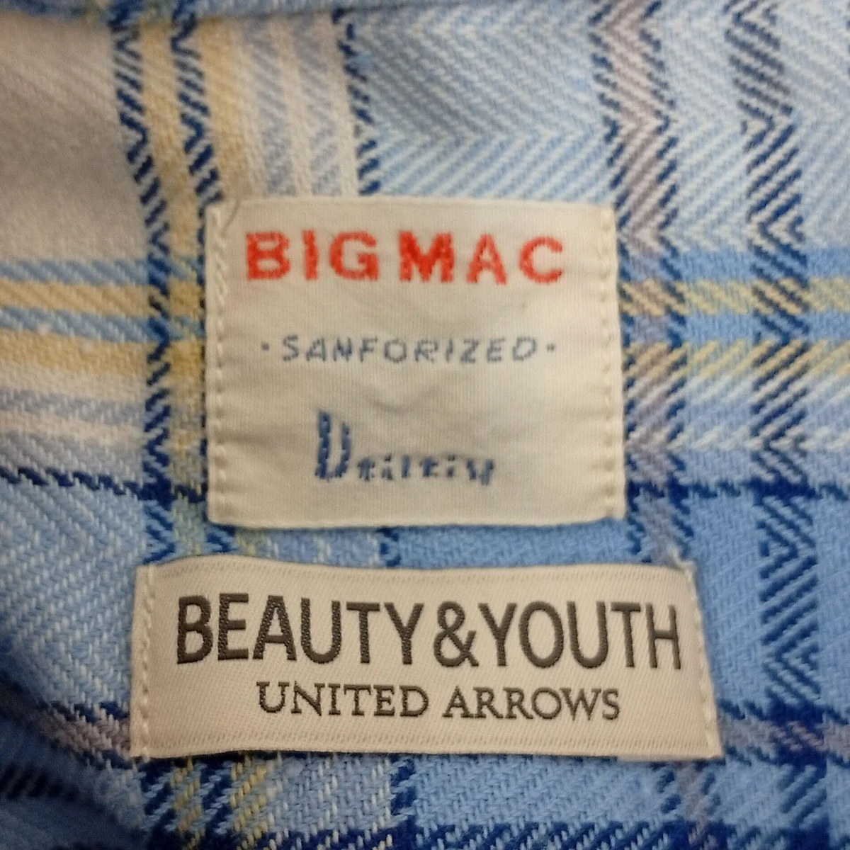 26SSチェック長袖シャツBMC26SSBY01 - Image 3