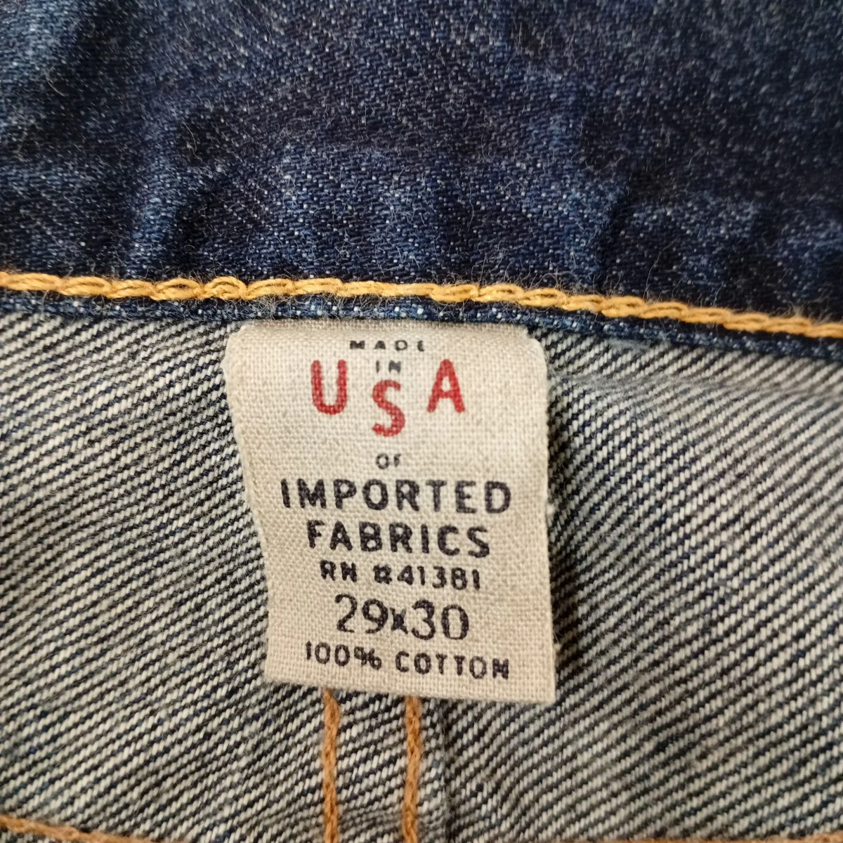 JAPAN WOVEN セルビッチデニムパンツ - Image 4