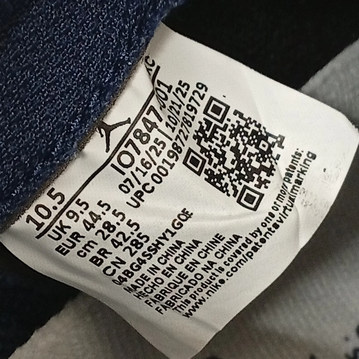 Air Jordan 1 High OG Sport RoyalスニーカーIO7847-001 - Image 8