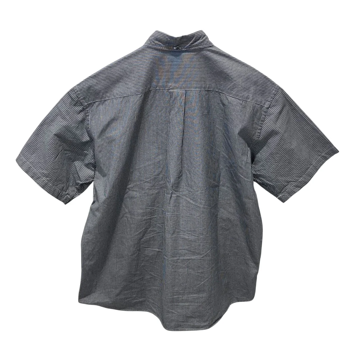 oversized B D check short sleeve shirtチェックボタンダウンシャツEV25-SH14 - Image 2