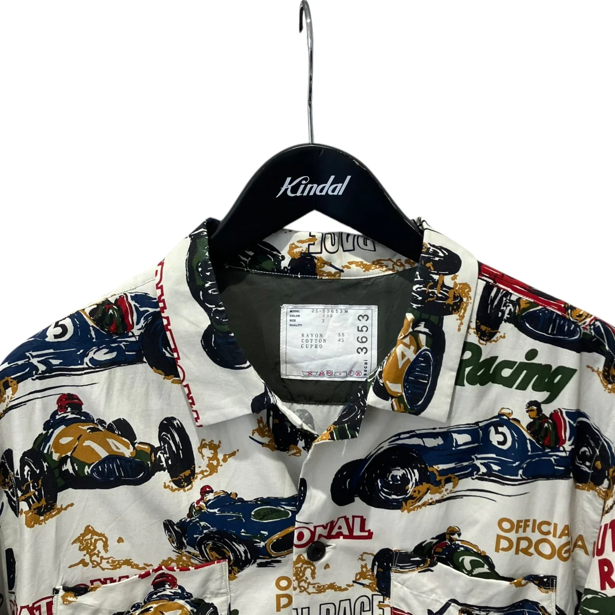 25SSCar Race Tropical Print Shirt半袖シャツ25-03653M - Image 3