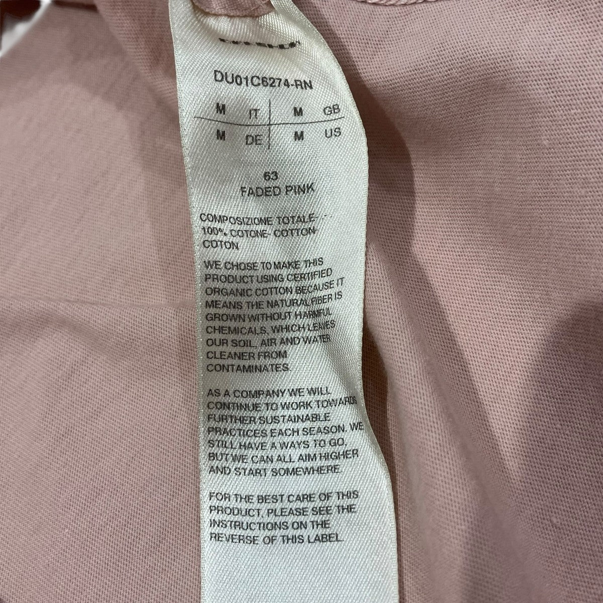 OVERSIZED T-SHIRT DU01C6274-RN半袖カットソー - Image 5