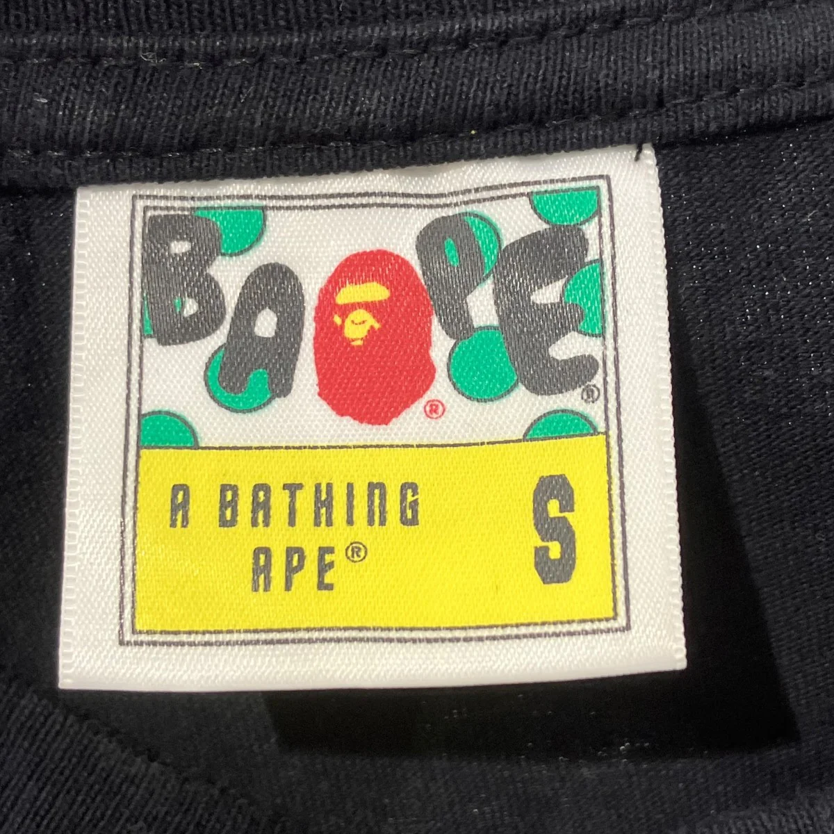 Black Bleached Bape Check T-ShirtTシャツ001TEK301038M - Image 5