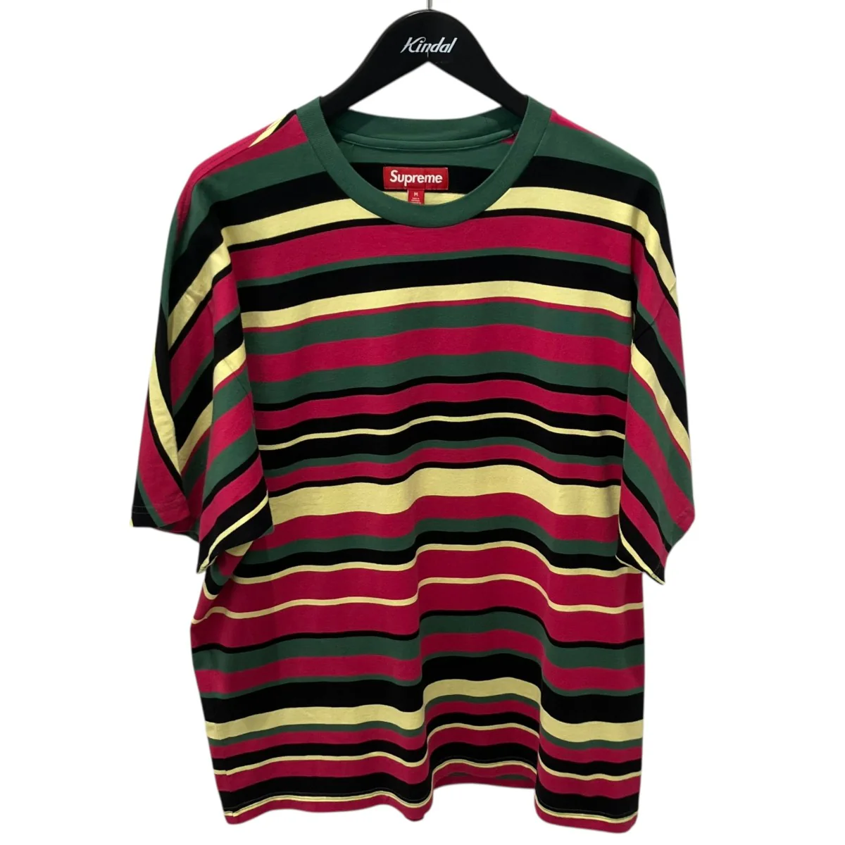 25SSIntarsia S S TopボーダーTシャツ