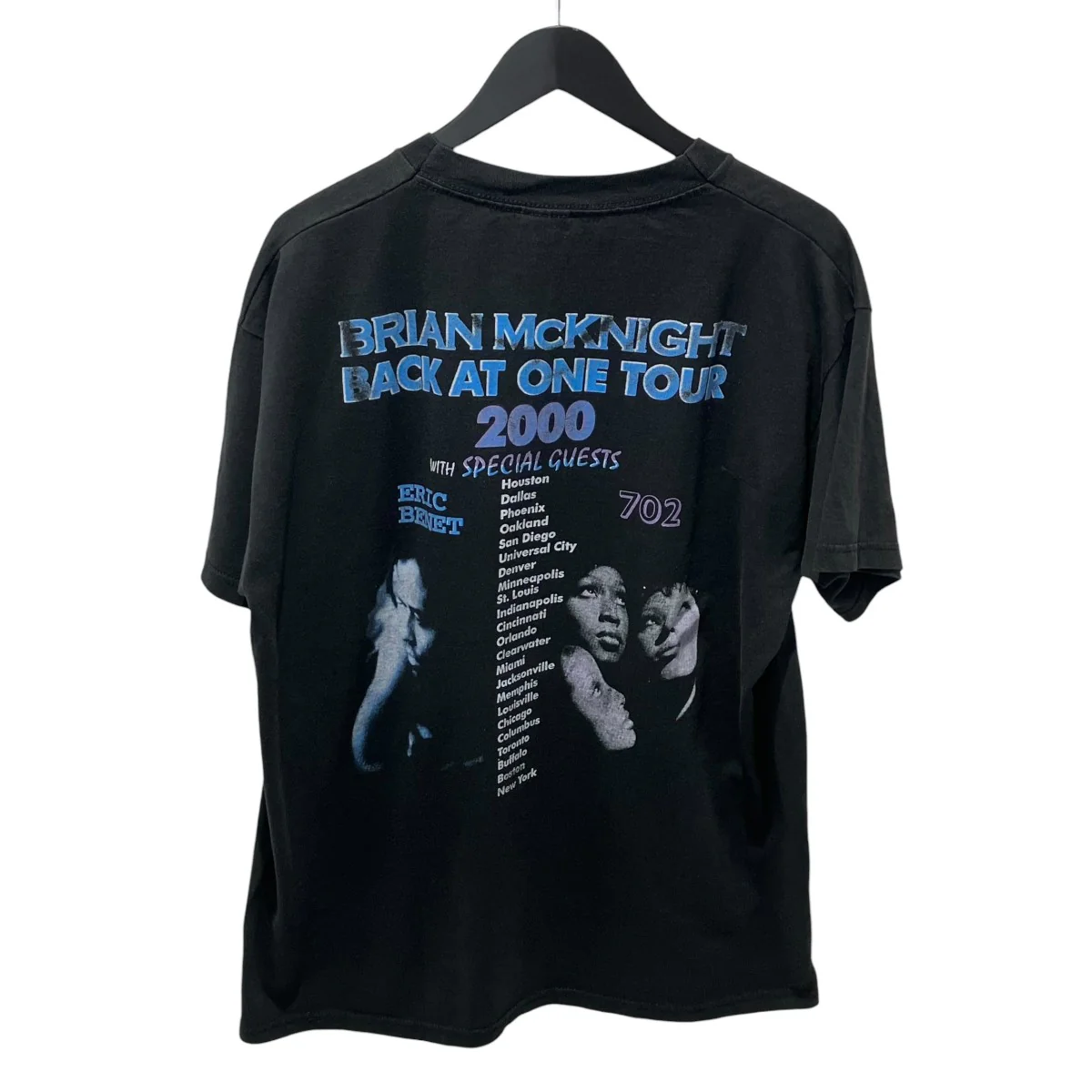 00s Brian Mcknight Back At One Tour 2000Tシャツ - Image 2
