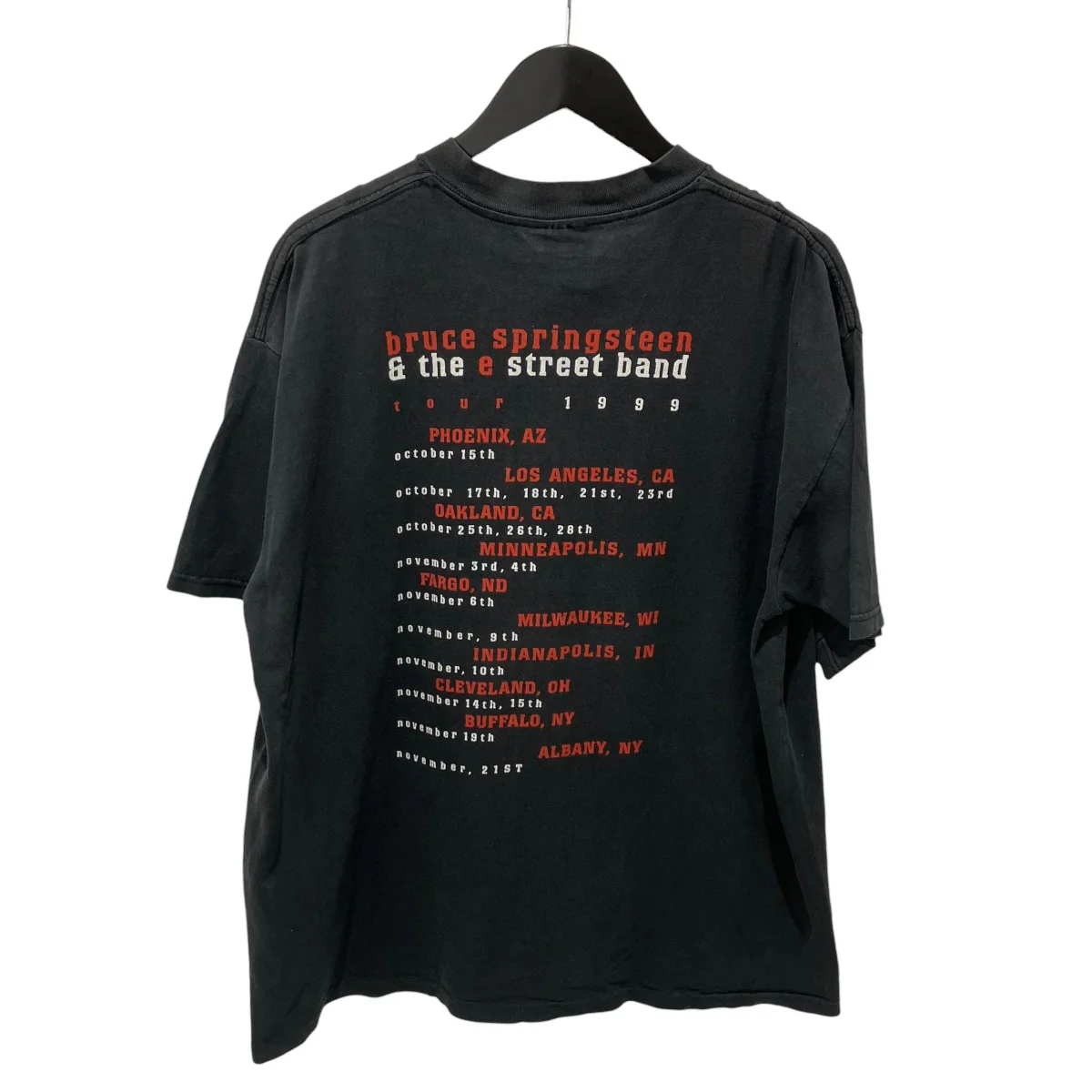 90s USA製 Bruce Springsteen & the E Street Band Tour 1999Tシャツ - Image 2