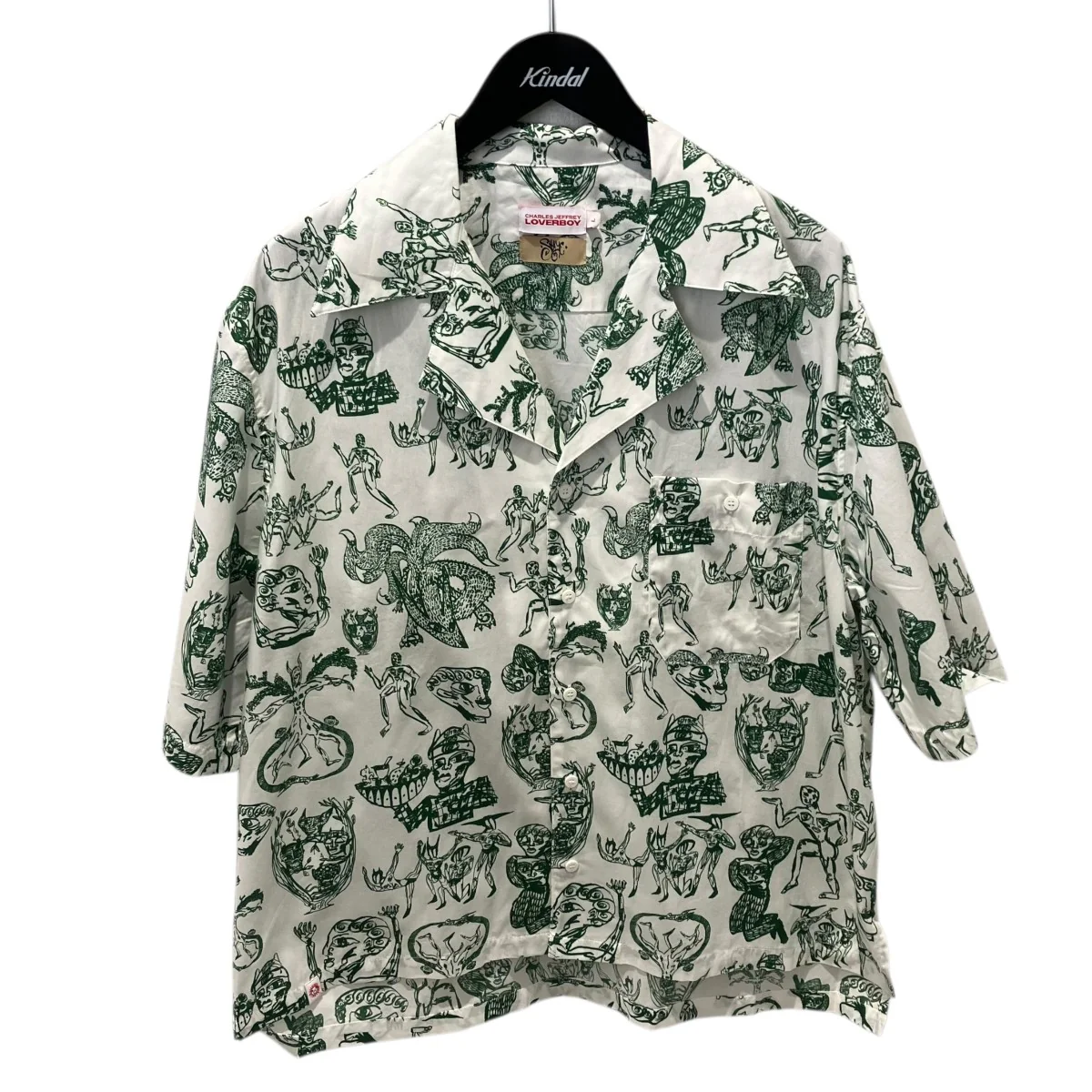 HAWAIIAN SHIRT MEDALLION SHIRTING半袖シャツ
