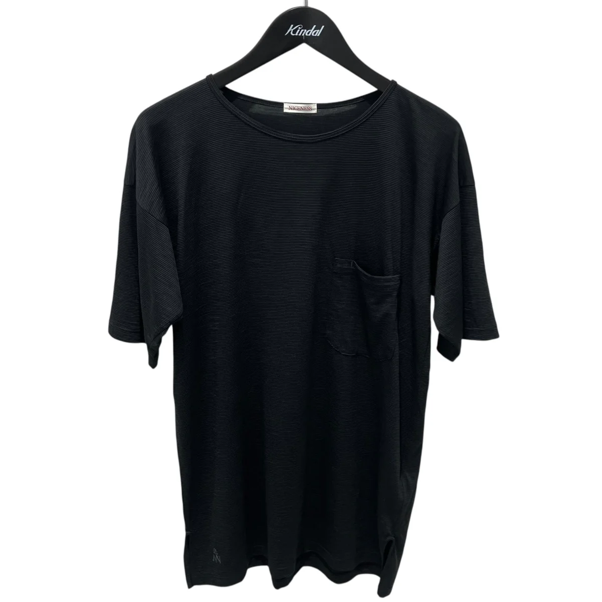 R.SANDIN Stripe Wool Pocket T-ShirtTシャツNN-3402J15