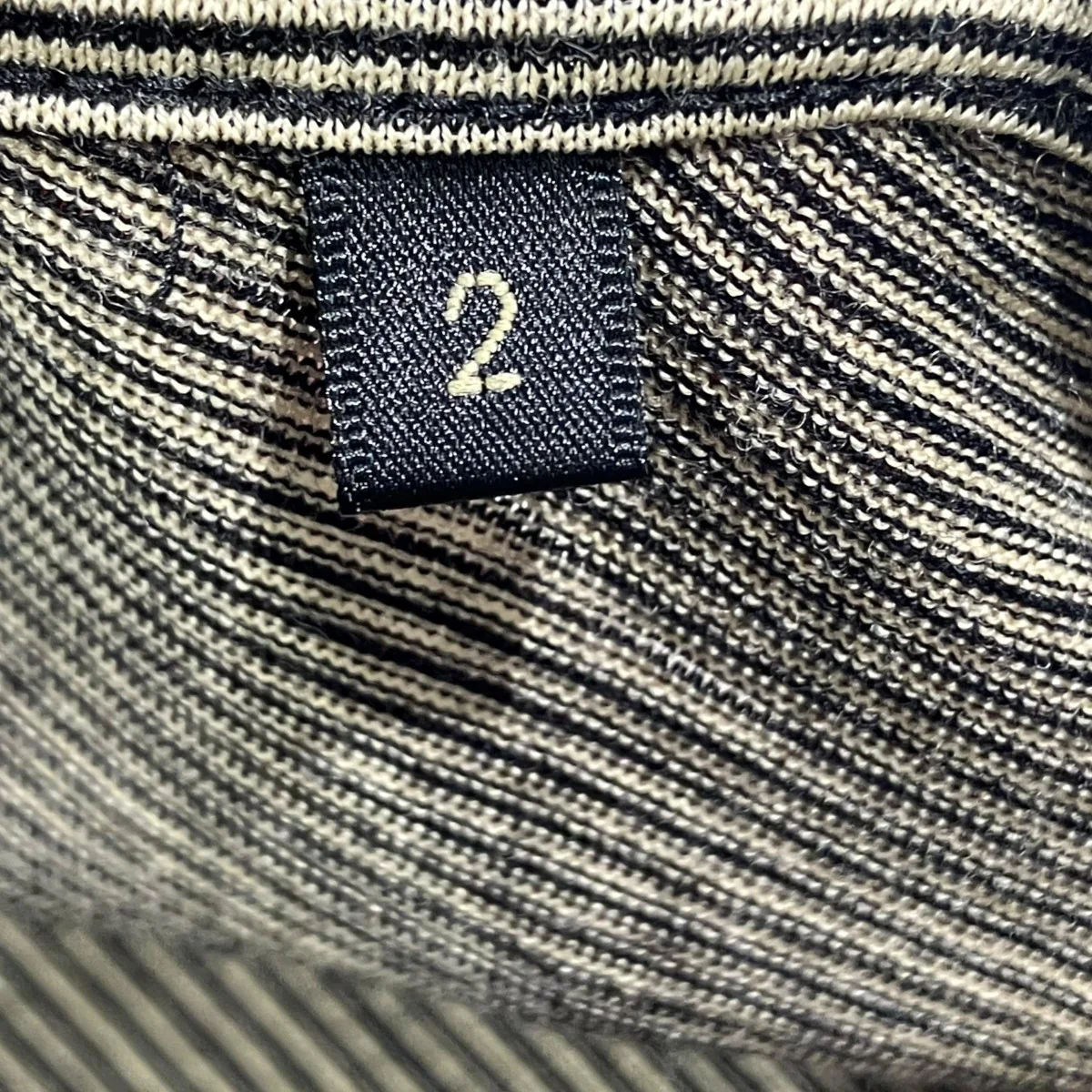 ウール天竺 Tシャツ ボーダーV01-05007 - Image 5