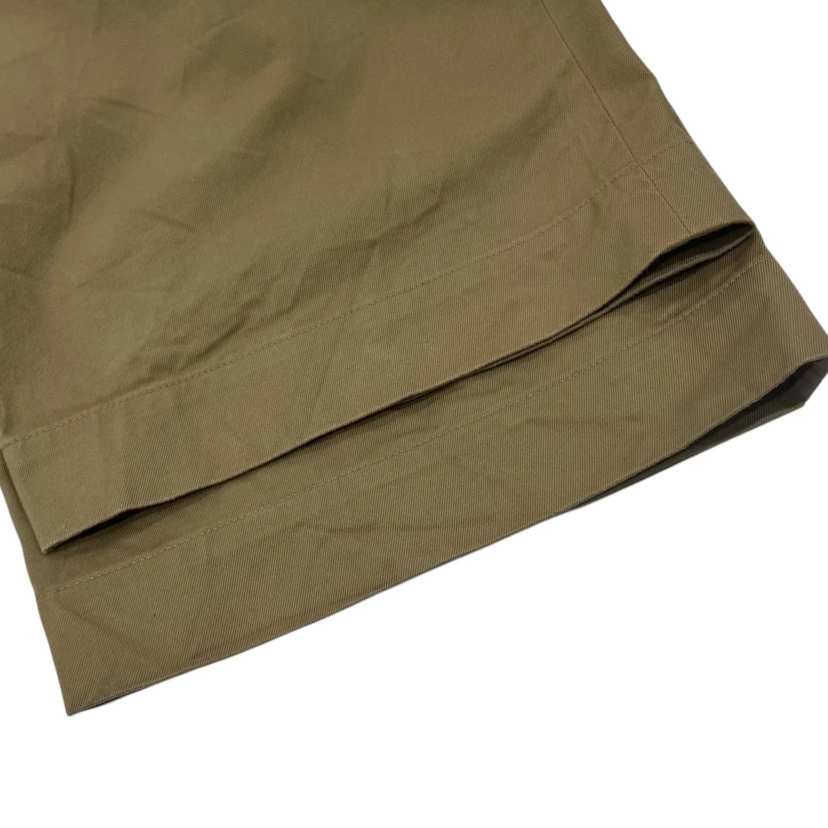 NO TUCK WIDE CHINO TROUSERSチノパン193-60504 - Image 4