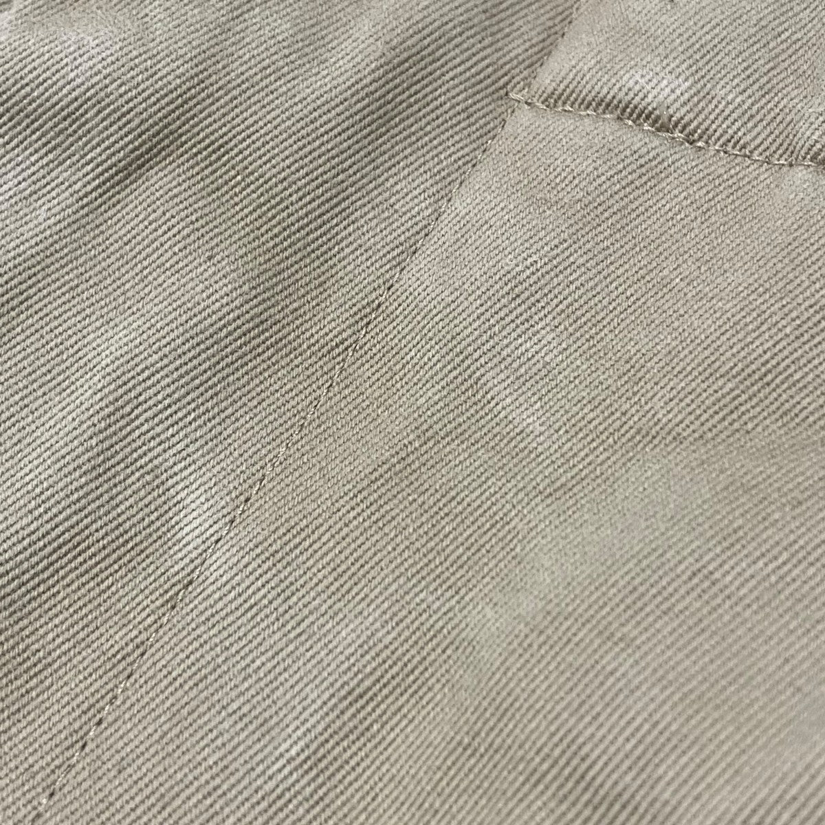 NO TUCK WIDE CHINO TROUSERSチノパン193-60504 - Image 7