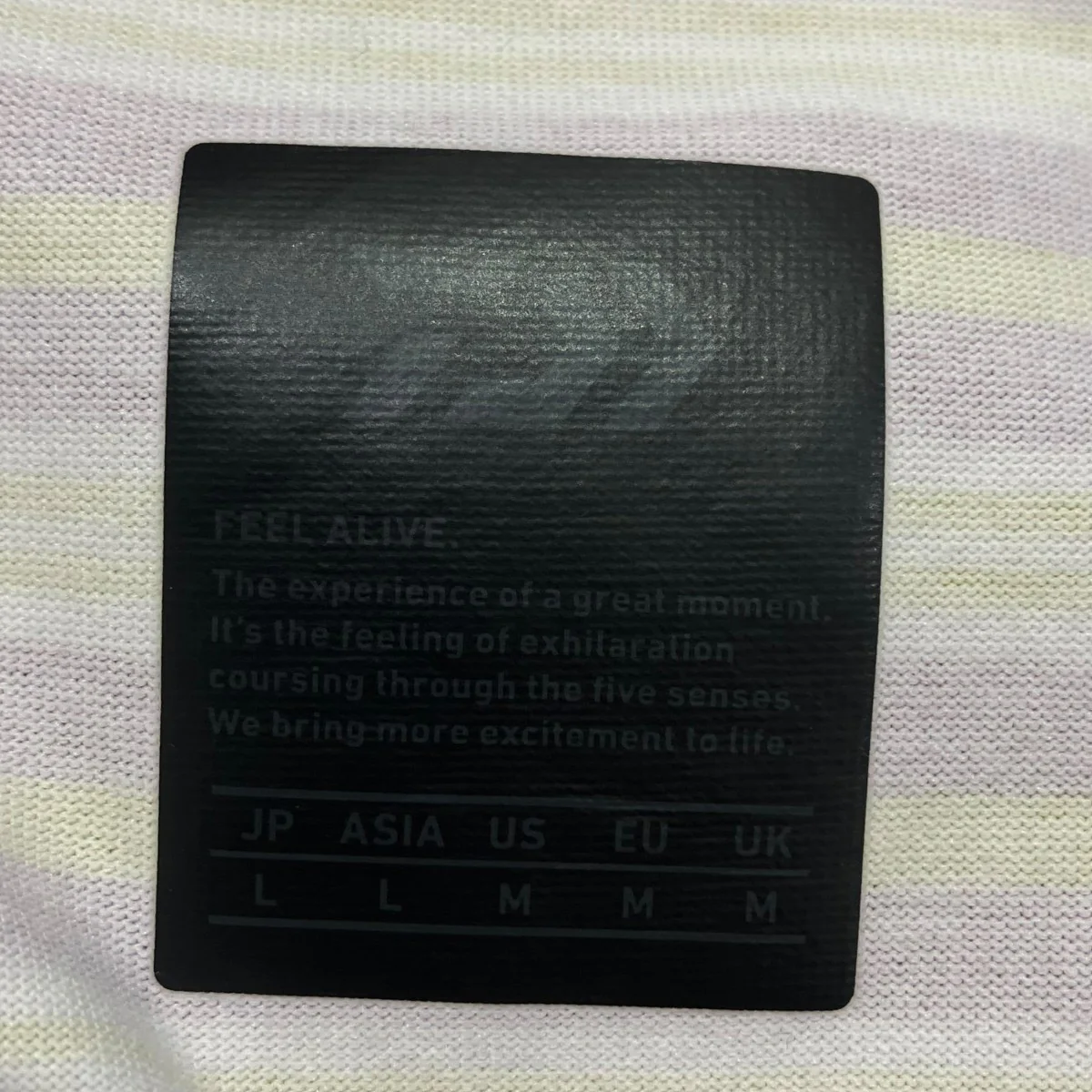 TECH DRAWSTRING MULTI BORDER S S TEETシャツBE-35024 - Image 5