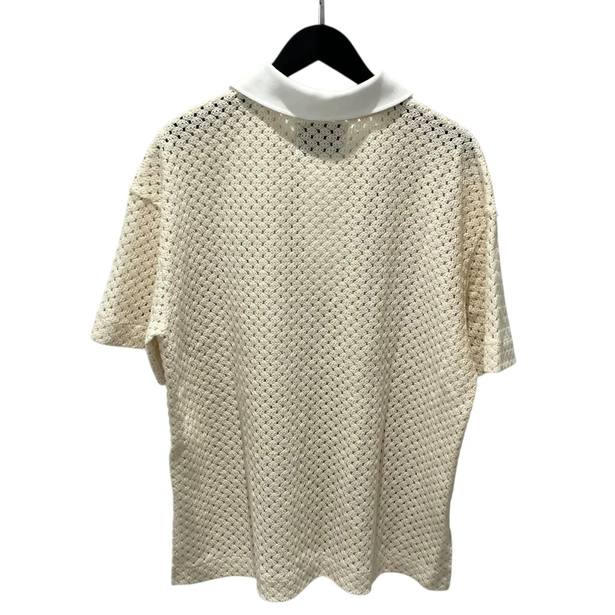 RASCHEL MESH Polo ShirtニットポロシャツVOMP-N121 - Image 2