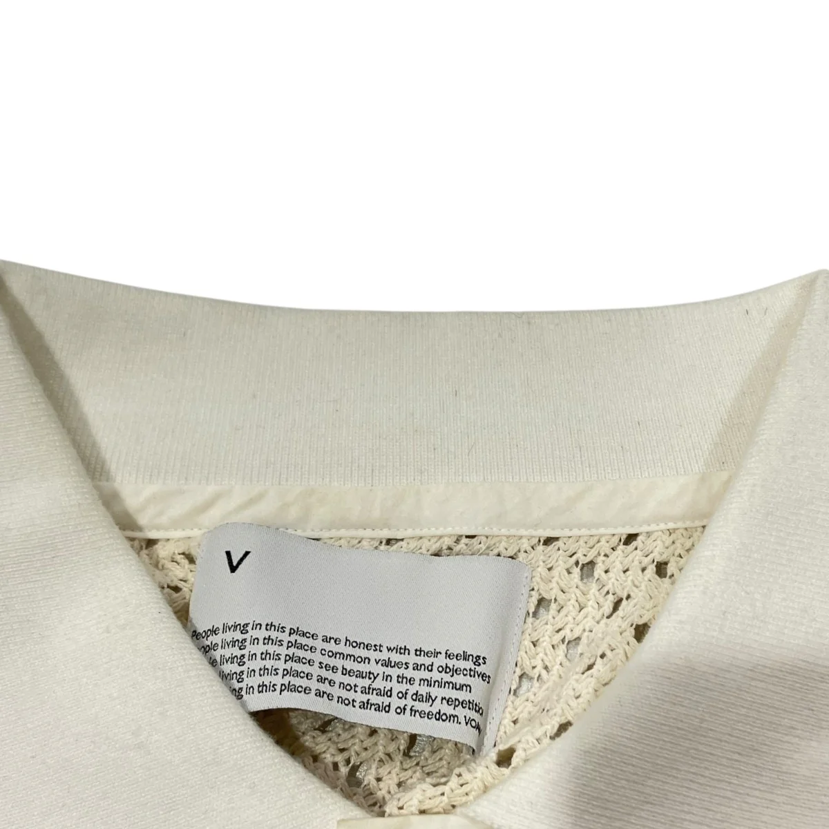 RASCHEL MESH Polo ShirtニットポロシャツVOMP-N121 - Image 6