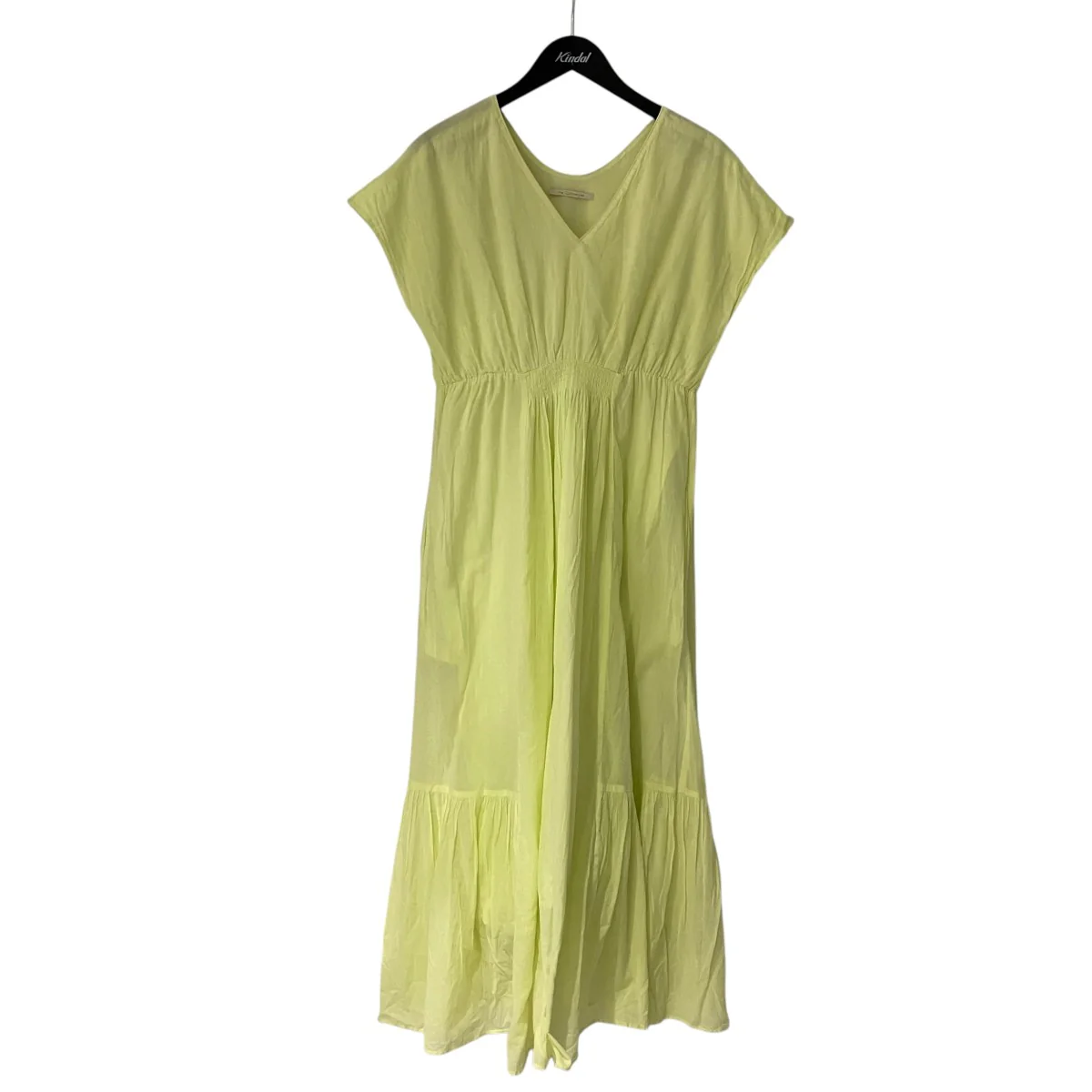 Cotton Voile V Neck Dress半袖ワンピース010541CA1