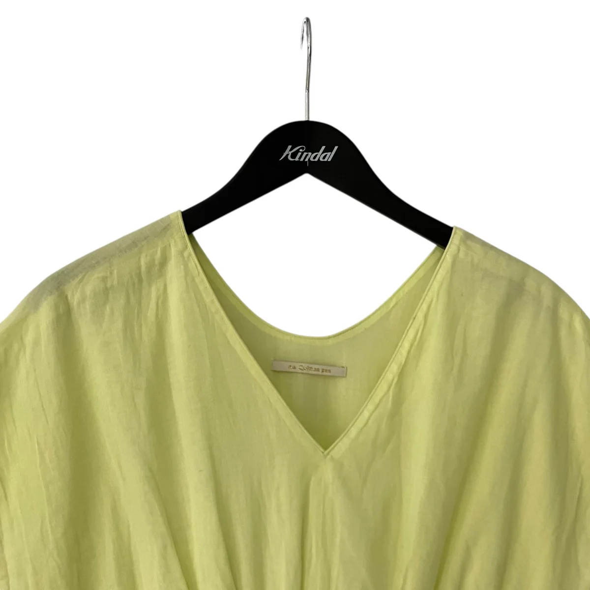 Cotton Voile V Neck Dress半袖ワンピース010541CA1 - Image 3