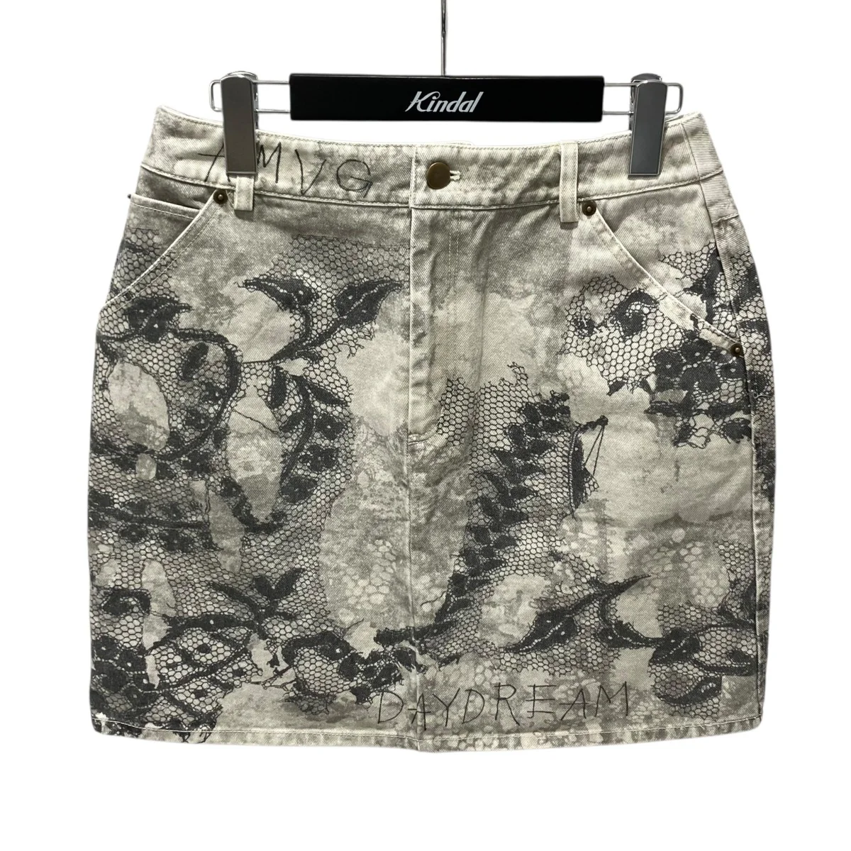 MEDI TROMPE L’OEIL LACE PRINT MINI SKIRTミニスカート0225109821050