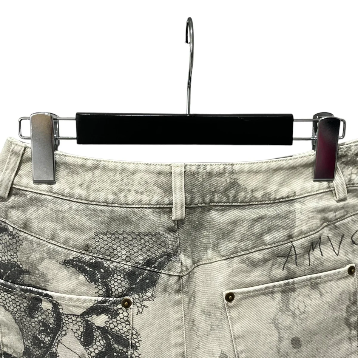 MEDI TROMPE L’OEIL LACE PRINT MINI SKIRTミニスカート0225109821050 - Image 4