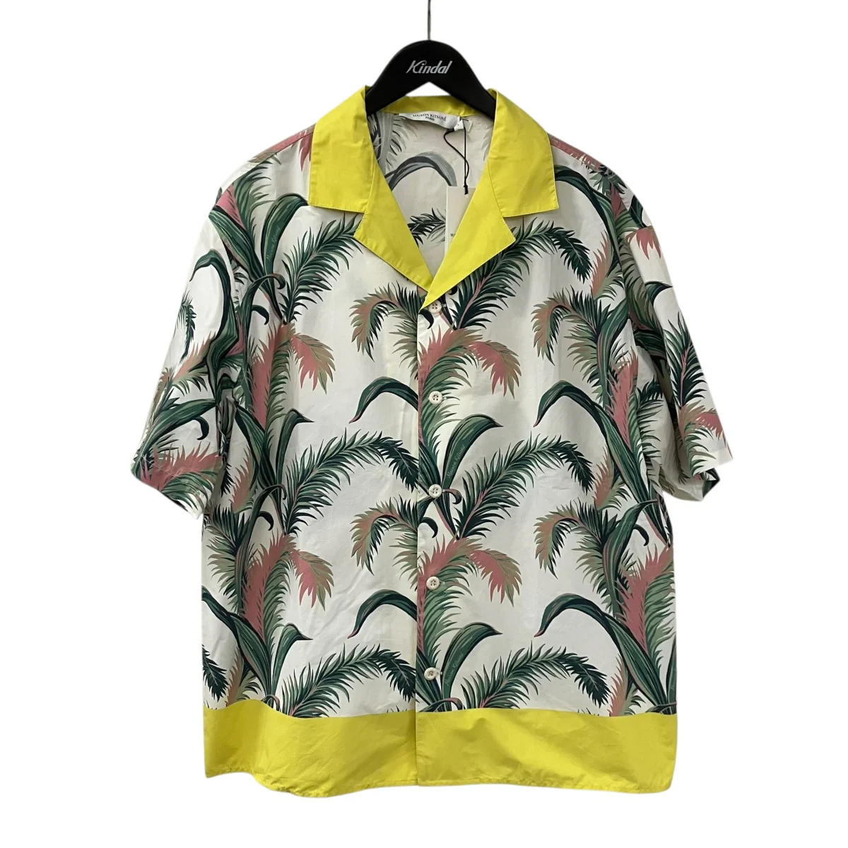 PALM FRONT PRINT RESORT SHIRT半袖シャツKM00409WC4019