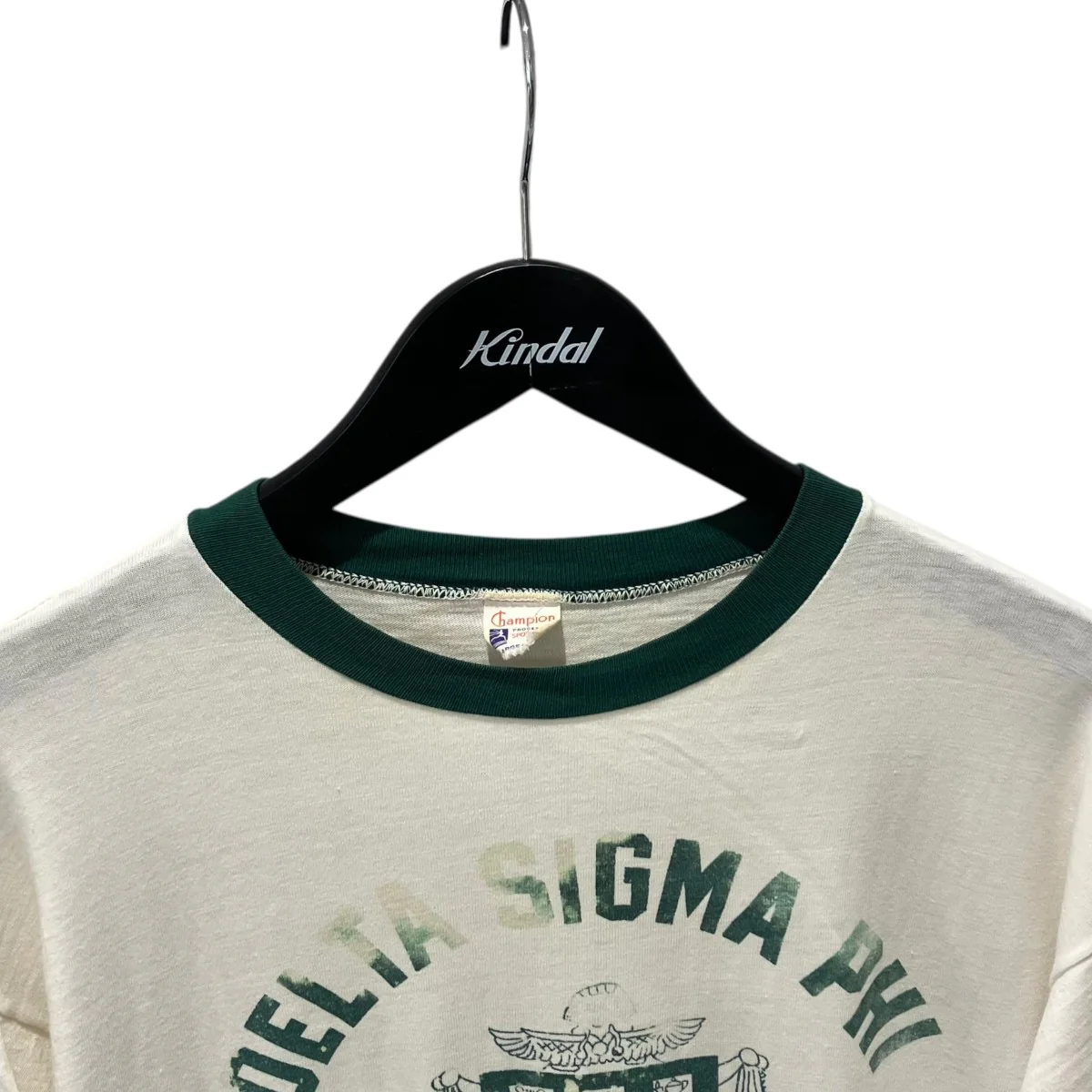 60s ランタグ DELTA SIGMA PHIリンガーTシャツ - Image 3