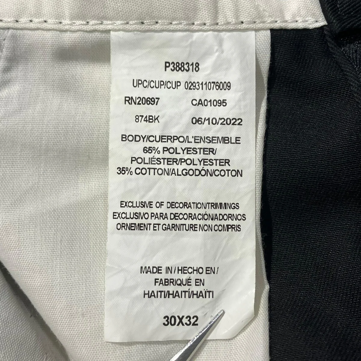 ペイント加工ワークパンツP388318 - Image 6