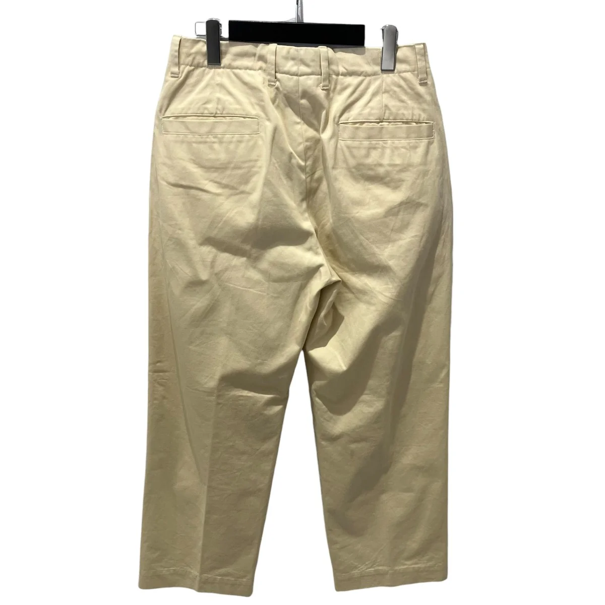 NO TUCK CHINO TROUSERSチノパン233-60506 - Image 2