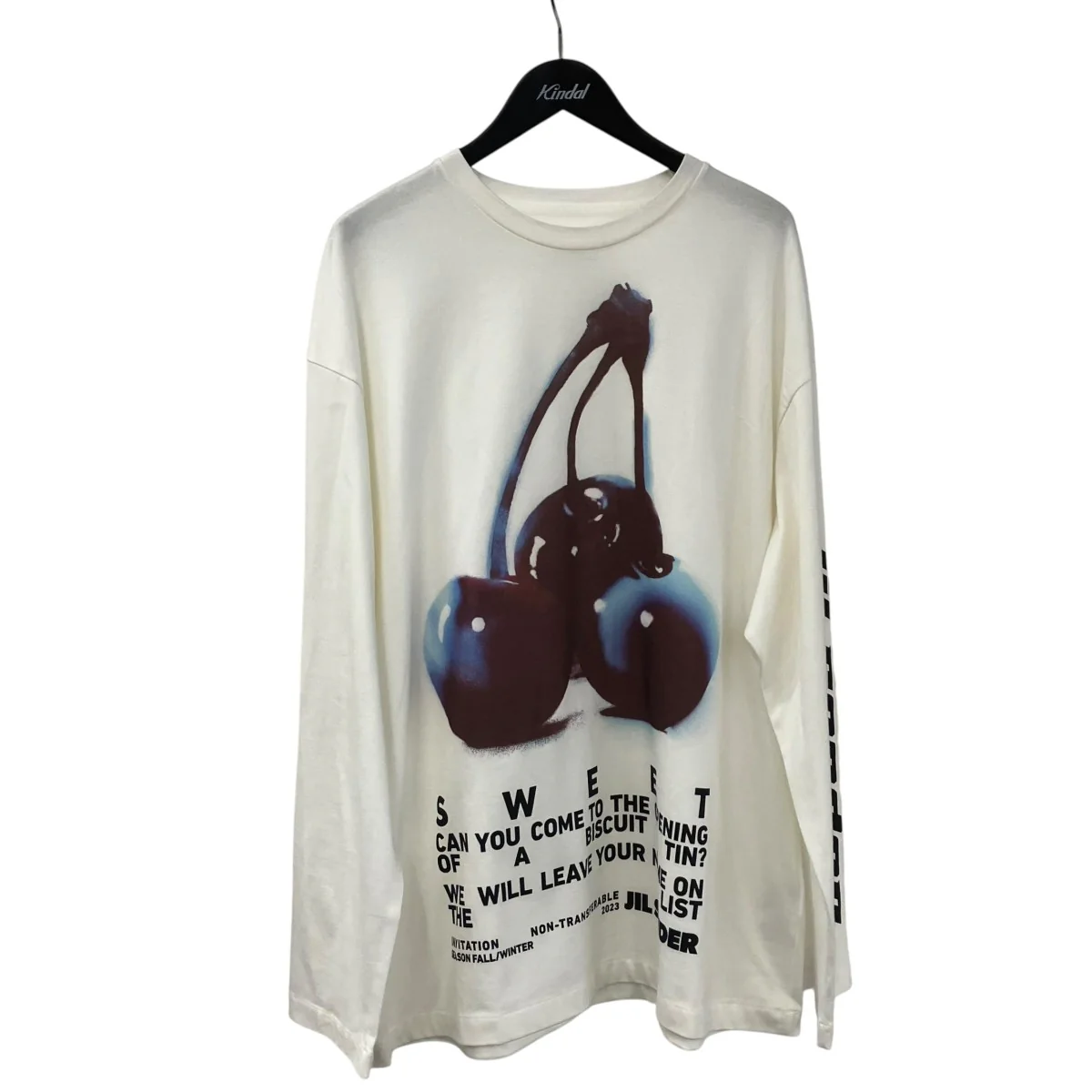 23AWLong Sleeve Cherry T-Shirt長袖TシャツJ21GC0135