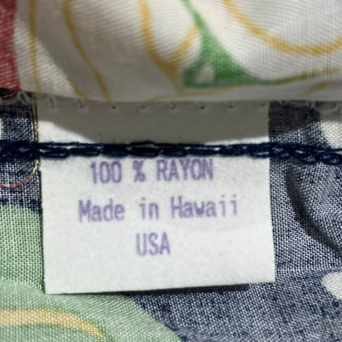 USA製 レーヨンアロハシャツ - Image 6