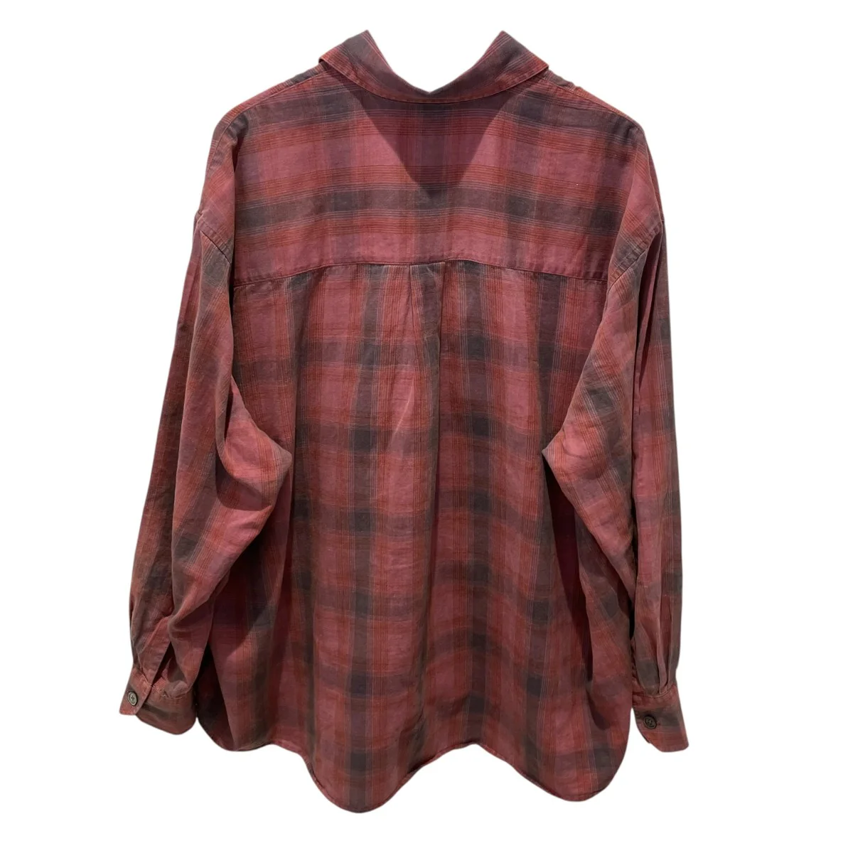 BORROWED SHIRT Idaho Flannel Check長袖シャツM4252BIDC - Image 2