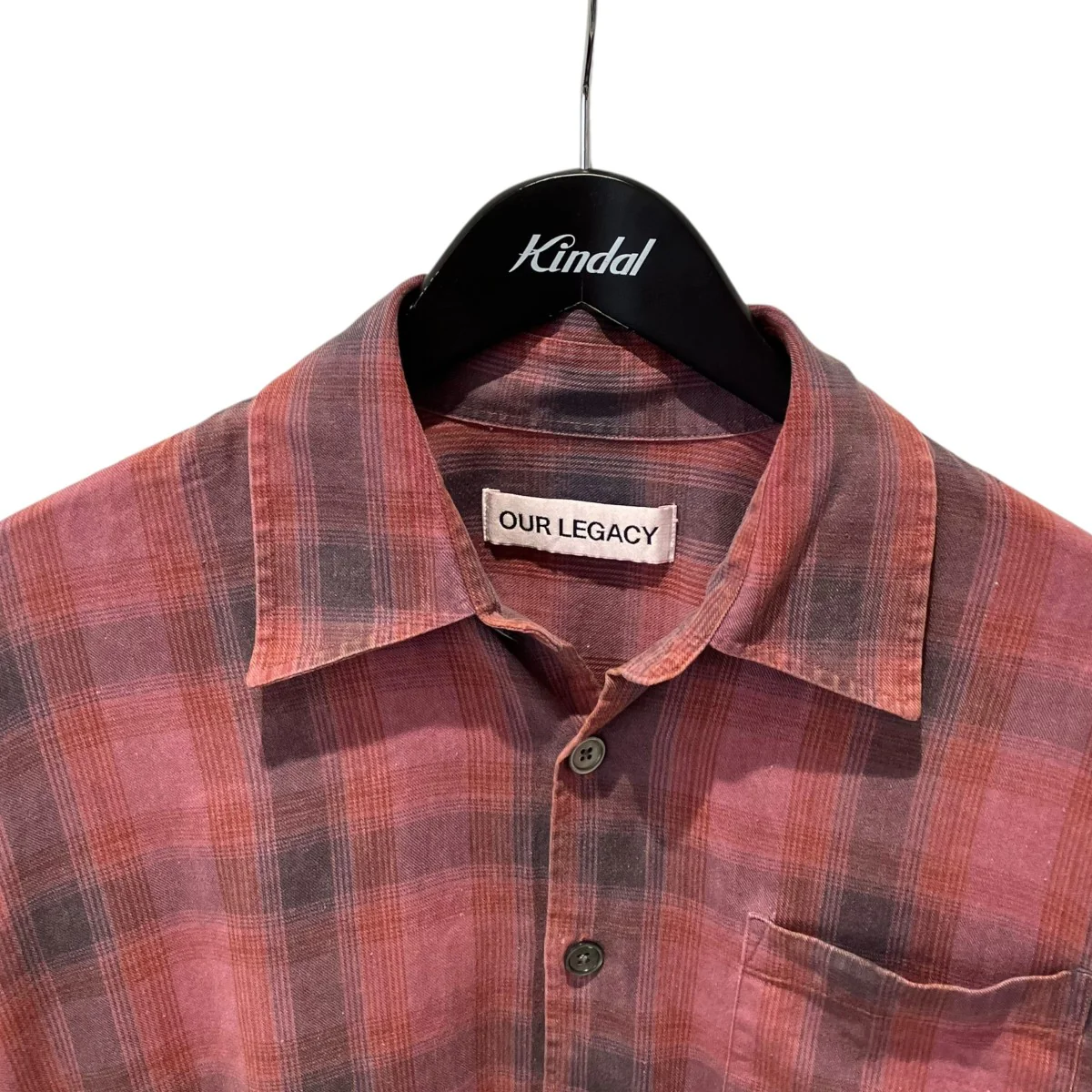 BORROWED SHIRT Idaho Flannel Check長袖シャツM4252BIDC - Image 3