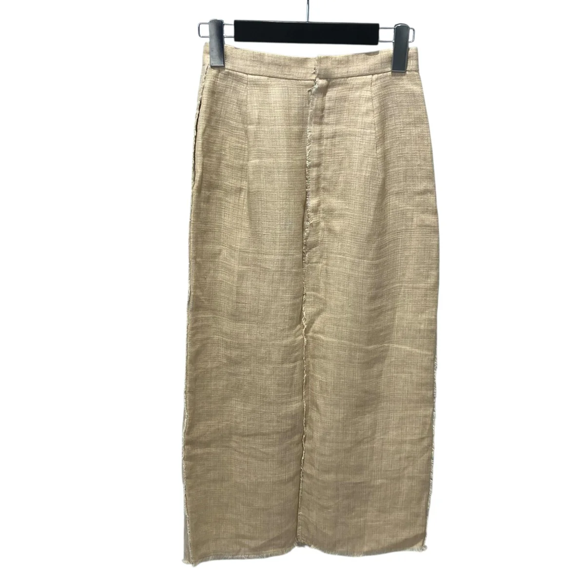 LINEN DOUBLE FACE FRINGE SKIRTロングスカートa20ss06wl - Image 2