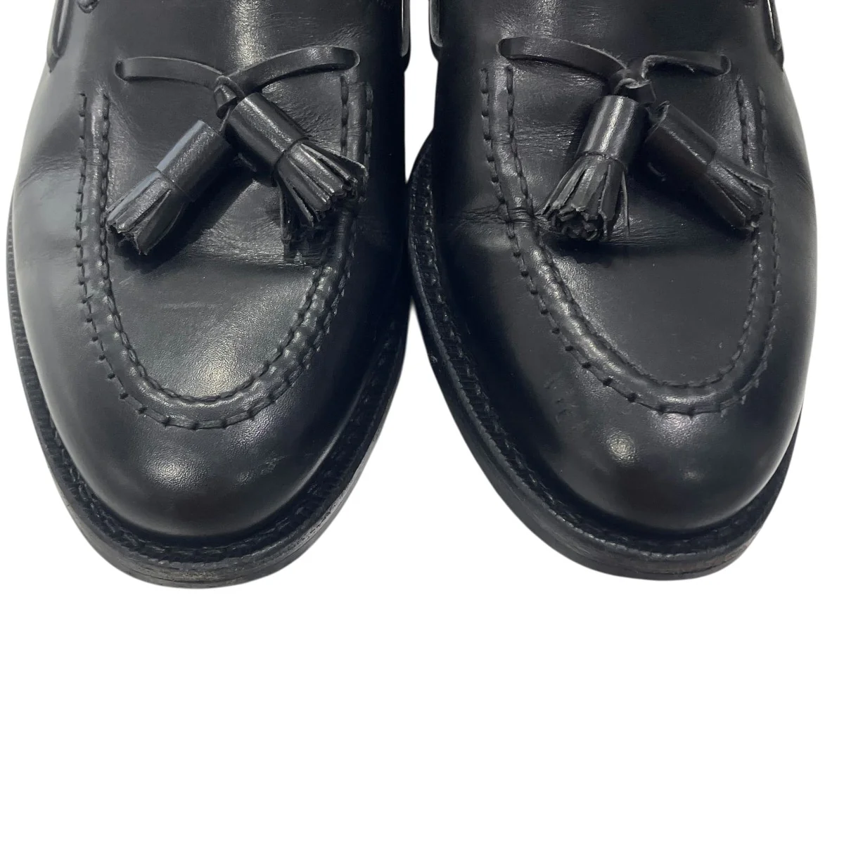 98811 BLACK CALF DAINITE SOLEタッセルローファー - Image 3